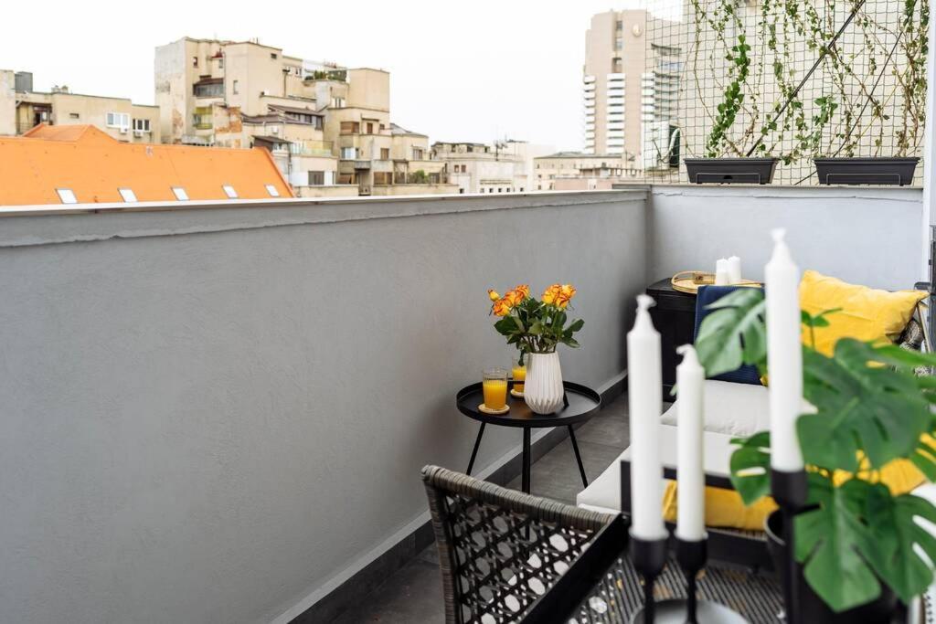 Amazing City View - Terrace+Netflix - City Center 布加勒斯特 外观 照片