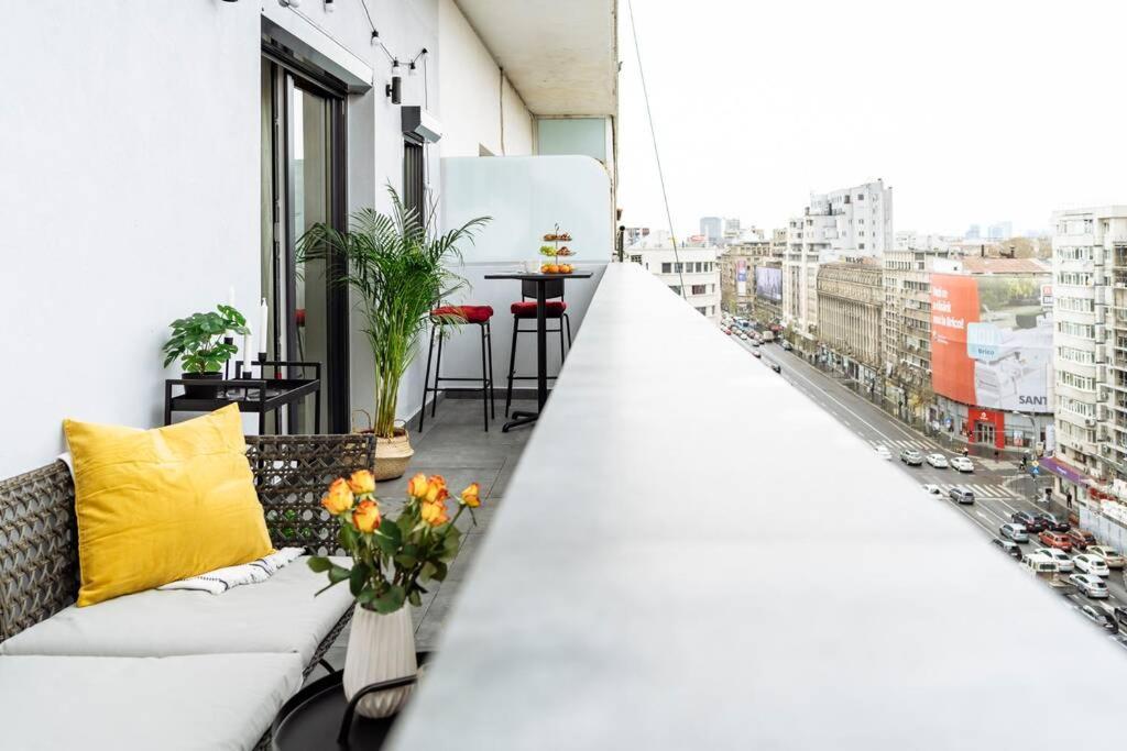Amazing City View - Terrace+Netflix - City Center 布加勒斯特 外观 照片