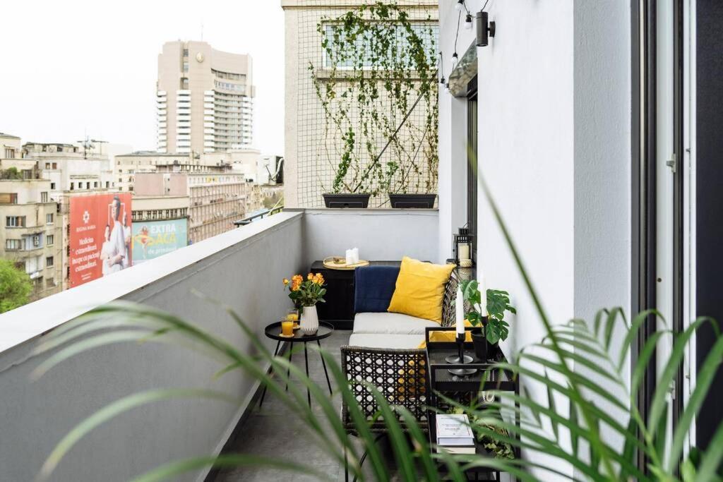 Amazing City View - Terrace+Netflix - City Center 布加勒斯特 外观 照片